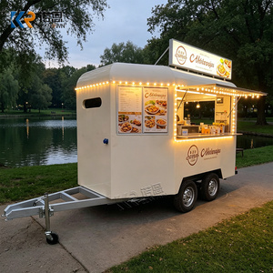 Remolque de Comida Móvil para Churros, Camión de Café, Furgoneta de Comida, Camión de Venta Ambulante, Carrito de Desayunos, Carrito de Comida al Aire Libre - Product Image 1