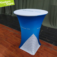 Bar Tables De Cocktail En Gros Rond Tissu Bar Table De Cocktail Portable Led Meubles