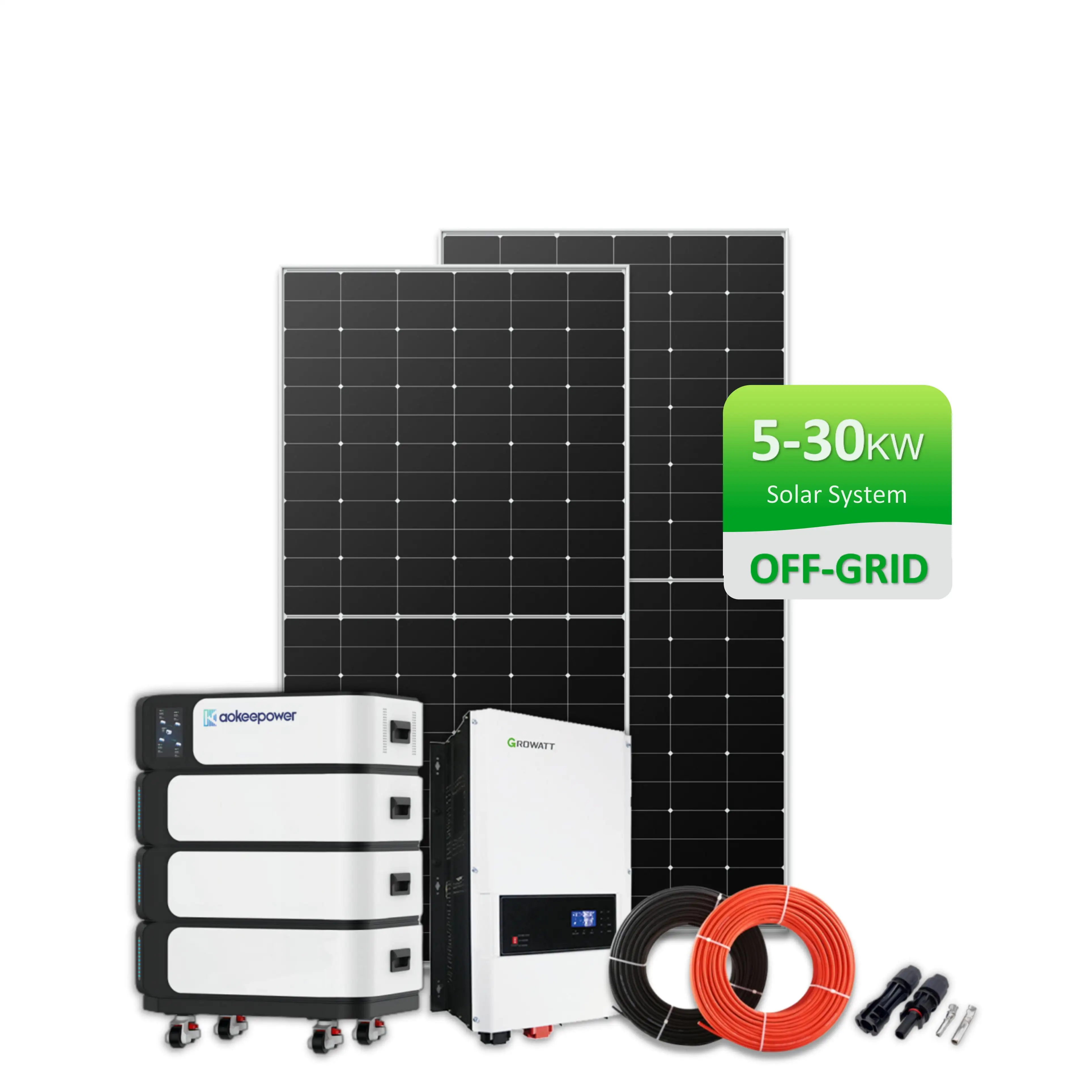 Batterie au lithium solaire de haute qualité 48v pour kit complet de système solaire hybride hors réseau pour climatiseur ca