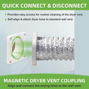 <span class=keywords><strong>DR</strong></span> Aluminium Magnetische Trockner-Entlüftungskupplung - Selbstausrichtende Schnellverbindung/-trennung Starker Magnet Luftdichte Abdichtung Schnell - Product Image 5