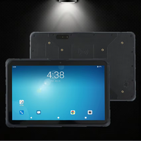 Tablette PC industrielle robuste Android 15 avec lecteur RFID frontal, scanner de codes-barres 2D, batterie 10000 mAh et 4G pour entrepôt
