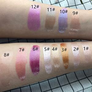 Brillant à lèvres scintillant avec logo personnalisé 12 couleurs <span class=keywords><strong>gloss</strong></span> à lèvres scintillant végétalien - Product Image 3