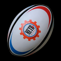 Ballons de rugby de haute qualité, logo personnalisé, ballon de football en cuir, rugby professionnel taille 9, matériaux de qualité supérieure utilisés