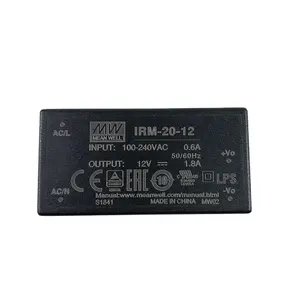 Mean Well IRM-20-12 21.6W Output 12V Open Frame 1.8A Single Dc Power Supply