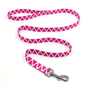 Pink Geometric Pattern Nylon Dog <b>Leash</b> Durable Fashion Style for Dogs - Product Image 2