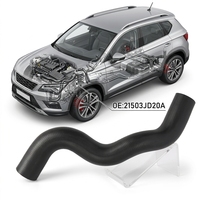 Tuyau de radiateur 21503-JD20A, tube d'eau de refroidissement, tuyau de liquide de refroidissement inférieur du radiateur pour Nissan Qashqai J10 Dualis, tube antigel du moteur