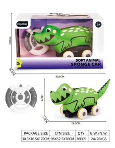 2,4G novedad Animal tela extraíble <span class=keywords><strong>coche</strong></span> juguete lavable bebé suave esponja educativa <span class=keywords><strong>Radio</strong></span> <span class=keywords><strong>Control</strong></span> elefante <span class=keywords><strong>control</strong></span> remoto - Product Image 6