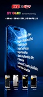 Écran souple OLED ZY pour iPhone 17 16 15 14 13 12 Pro Max – Affichage LCD ZY – Prix de gros