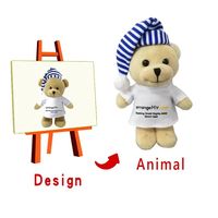 Accessoires de vie quotidienne personnalisés de haute qualité Mini peluche porte-clés porte-clés jouets en peluche animaux