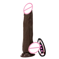 Vibromasseur réaliste en forme de pénis pour femmes, télécommande, en silicone, jouet sexuel à porter pour la masturbation
