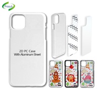 Prosub 2D Sublimation PC Phone Case with Aluminum Sheet Mobile Cover Blank Phone Case for Iphone 11 12 13 Pro