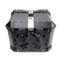 Boîte à bagages pour moto à dégagement rapide 45l, boîte supérieure en aluminium pour scooter, boîte de rangement pour moto, boîte arrière personnalisée