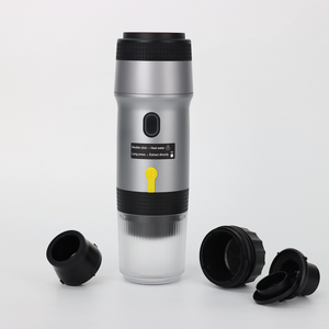 เครื่องชงกาแฟเอสเพรสโซแบบพกพา 20 บาร์ รุ่นปรับปรุงจากโรงงาน OEM ใช้ได้ทั้งกาแฟแคปซูลและกาแฟบด ชาร์จไฟได้ เหมาะสำหรับการเดินทางและในรถยนต์ - Product Image 1