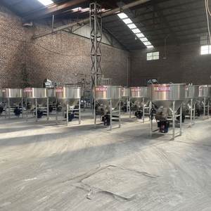 Mélangeur d'aliments en acier inoxydable, machine à mélanger les semences de blé, les engrais et les granulés plastiques, équipement d'élevage (grands et petits modèles). - Product Image 6