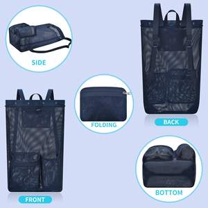 Mochila de Buceo de 30L, Impermeable, para Snorkel, Natación, Ríos, Deportes Acuáticos, con Compartimento Seco/Húmedo para Aletas - Product Image 5