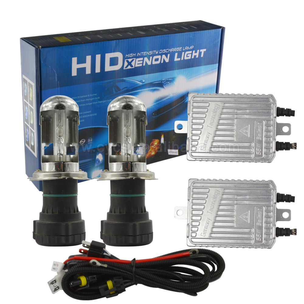 AC 55W 12V H4-3 bi-xenon auto hid xenon lampe kit