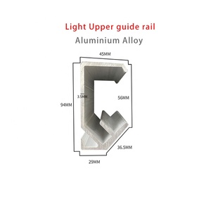 Trung Quốc Sản Xuất Hợp Kim Nhôm Đường Sắt Hướng Dẫn Phòng Lạnh Cửa Trượt Trên/Bên/Thấp Đường Sắt Phụ Kiện Cách Nhiệt Polymer - Product Image 4