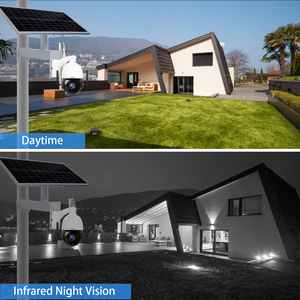 JideTech 5MP Wi-Fi + LAN 90W50A şarj edilebilir Li piller ile güneş enerjili kamera 20X optik Zoom IR mesafesi kadar 200M - Product Image 6