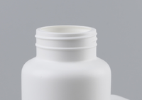 Flacon de pilules en plastique HDPE blanc de 300 ml avec bouchon à vis pour l'emballage de compléments vitaminiques et de calcium OEM