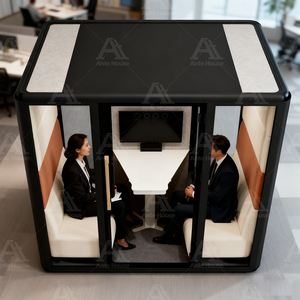 Casa Pequeña Removible, Cabina Insonorizada, Oficina Privada, Cabina de Trabajo Personalizada, Cabina Telefónica, Casa Contenedor de 20 pies/40 pies - Product Image 4