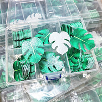 Boîte comestible en papier wafer pour gâteau, motifs floraux, boîte de rangement transparente, vente en gros directe d'usine, approvisionnement B2B en stock, décoration de gâteau