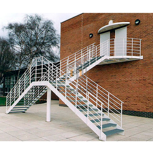 <span class=keywords><strong>Escalier</strong></span> <span class=keywords><strong>droit</strong></span> <span class=keywords><strong>en</strong></span> <span class=keywords><strong>acier</strong></span> au carbone galvanisé à chaud pour projet commercial ou résidentiel - Product Image 5