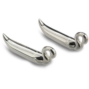 Set di 2 pezzi di poggia cucchiaio a forma di cigno e clip per pentole per organizzare e accessoriare il tuo spazio di lavoro in cucina - Product Image 1