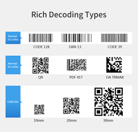 Escáner de Códigos de Barras Inalámbrico Yokoscan P2000 de Bolsillo 2D para QR, Alcance de 15M, para Inventario de Almacenes, Tiendas y Comercios