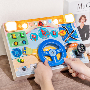 Bán Chạy Nhất En71 Chứng Nhận Bằng Gỗ Điện Tử Dẫn Học Tập Hội Đồng Quản Trị Montessori Giáo Dục Đồ Chơi Cho <span class=keywords><strong>5</strong></span> 7 Năm Tuổi Chàng Trai Cô Gái Trò Chơi - Product Image 3