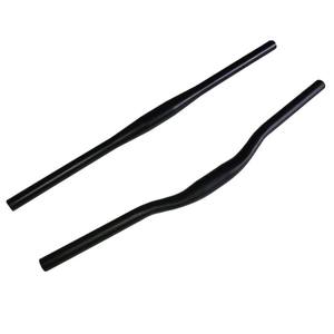 <b>Bicycle</b> <b>Handlebars</b> Flat Aluminum Alloy 31.8mm Black For Mountain Bikes Durable Straight Up The Swallow - Product Image 4