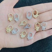 Populaire Fermoir Mousqueton Géant Plaqué Or 18K pour Bijoux DIY (Colliers, Bracelets) Vente en Gros