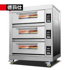 Commercial Bakery Oven 3-Tier Electric With <b>Timer</b> For Chicken Pizza Bread Cake EB-J6D-Z - Product Image 1