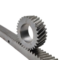 Crémaillère hélicoïdale CNC personnalisable 50x50/60x60, en acier, avec traitement thermique et usinage par hélicoïlage