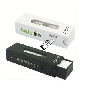 OEM Logo Slide Drawer Rolling <b>Wrap</b> Leaf Display Box Child Resistant <b>Paper</b> Box With CR Button With Foam Insert - Product Image 3