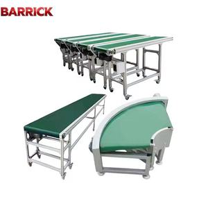 Barrick <span class=keywords><strong>90</strong></span> graden bochtbandtransportband op maat gemaakte transportband voor levensmiddelen 180 °   Curve Belt voor fruit en groenten - Product Image 5