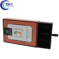 Caja de Regalo de Papel Recubierto Ecológica y Creativa, Caja Rígida con Logotipo Personalizado para Envases de Perfume, Productos para el Cuidado de la Piel y Cosméticos