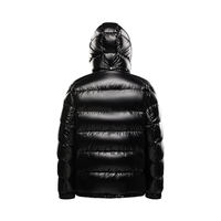 Veste à Carreaux Rembourrée d'Hiver de Luxe en Polyester Brillant pour Homme - Conception OEM en Gros pour la Russie