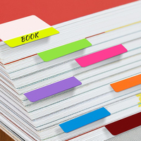 Marque-pages adhésifs colorés, blocs-notes, onglets autocollants pour livres, papeterie, étiquettes indexables réinscriptibles et repositionnables