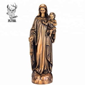 Estatua Decorativa <span class=keywords><strong>de</strong></span> Bronce Fundido <span class=keywords><strong>de</strong></span> Tamaño Real <span class=keywords><strong>de</strong></span> <span class=keywords><strong>Santa</strong></span> María <span class=keywords><strong>de</strong></span> La Antigua para Exteriores en Venta - Product Image 5