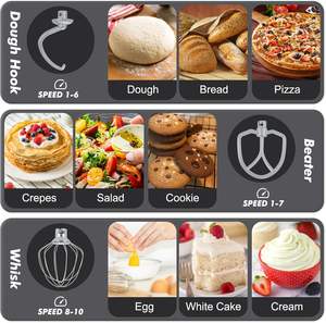 Small Kitchen Electrical Appliances 10L 2200W High Power Stand Mixer Electricity Cake Mixer Kitchen Robot - Product Image 5