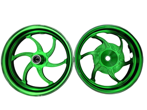 Jantes CNC en aluminium de 12 pouces à montage direct pour Honda Giorno - Jantes en alliage à motif personnalisé pour l'Asie du Sud-Est - Product Image 5