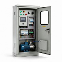 Armoire de commande de pompe industrielle vide en tôle, boîtier de distribution personnalisé pour pompe submersible IP55 380V 15A OEM