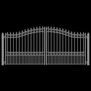 Grandes portes doubles de luxe pour l'extérieur Portails en fer forgé - Product Image 2