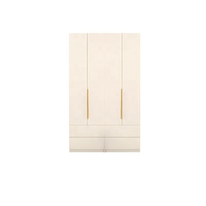 HMHF Nordic Solid Wood Freestanding <b>Wardrobe</b> Modern Minimalist Villa Bedroom Storage Cabinet Floor-to-Ceiling Mesh Door Design - Product Image 1