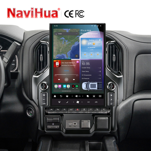 NaviHua สำหรับ Chevrolet Silverado GMC Sierra 2019-2023 ชุดอัพเกรดหน้าจอวิทยุติดรถยนต์ระบบ Android แบบ T-style พร้อมจอภาพและ Carplay - Product Image 5