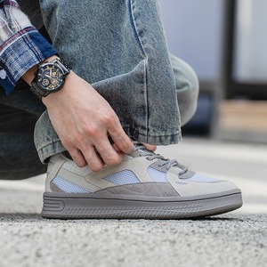 Chaussures pour hommes Sea Salt Blue à semelle épaisse pour le printemps et l'été, doublure en maille respirante, style jeune, chaussures décontractées sportives - Product Image 2