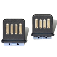 Connecteur Micro Usb de haute qualité, connecteur Usb a noir, sac en polyéthylène, appareil électrique à Air, femelle Usb 3.0, soudure PBT 5V, 1000 pièces