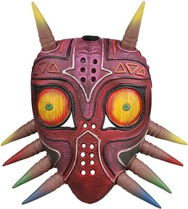 Majora's Mask LED Latex Face Mask <span class=keywords><strong>Halloween</strong></span> Cartoon Ghost Animal Costume Prop Réaliste Lumière pour la Fête Mascarade - Product Image 3