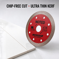 Disque de coupe diamanté ultra-mince turbo en gros pour carrelage, céramique, porcelaine, marbre – Lame pour programme de distribution, usine OEM