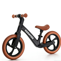 HAOAYOU PS-08 Vélo d'équilibre et trottinette 2-en-1 pour enfants, vélo sans pédales avec cadre en nylon, pneus en polyuréthane, pneus de 12 pouces pour 2-7 ans